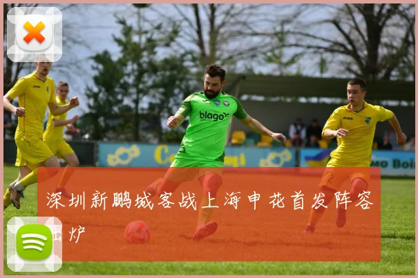深圳新鹏城客战上海申花首发阵容出炉